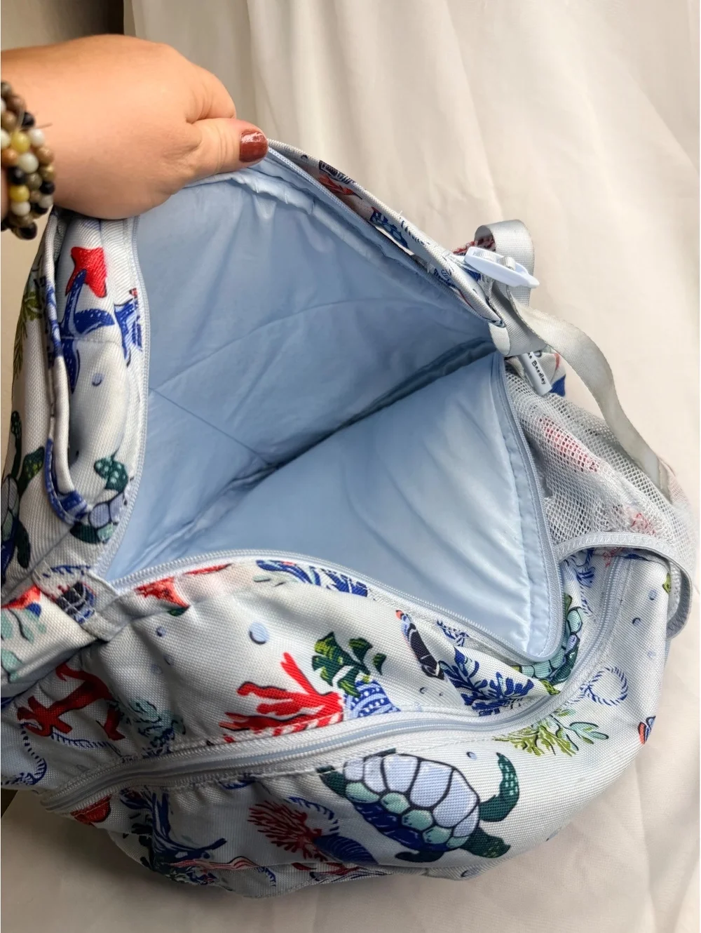 Vera Bradley Anchors Aweigh Essential Large Backpack Retired Pattern